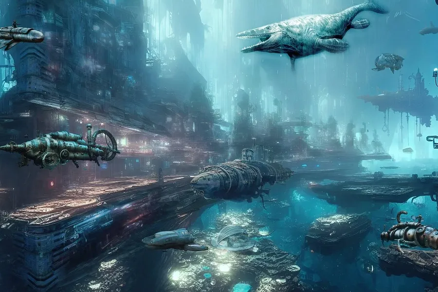 ´What´s next?` Now the future of the floating cities part I (graspapier)
